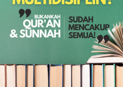 Apakah Multidisiplin, Interdisiplin Bertentangan dengan Ajaran Islam?